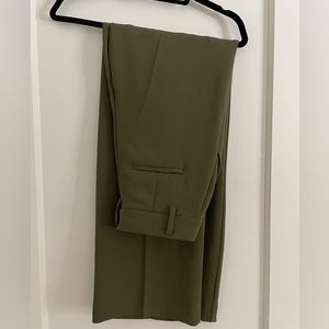 Wilfred size 2 olive green wide leg slacks never worn
